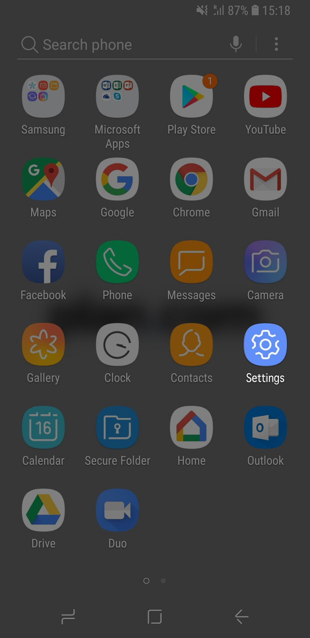 Second step of calling using 4G