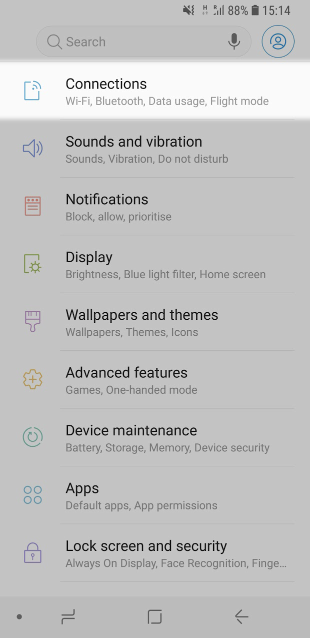 Third step of calling using 4G