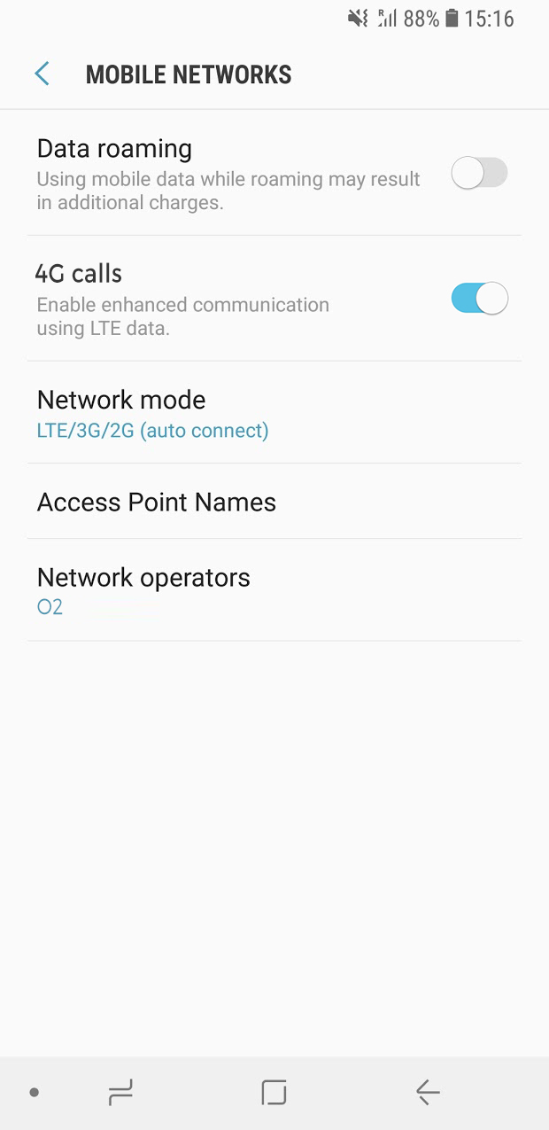 Fifth step of calling using 4G