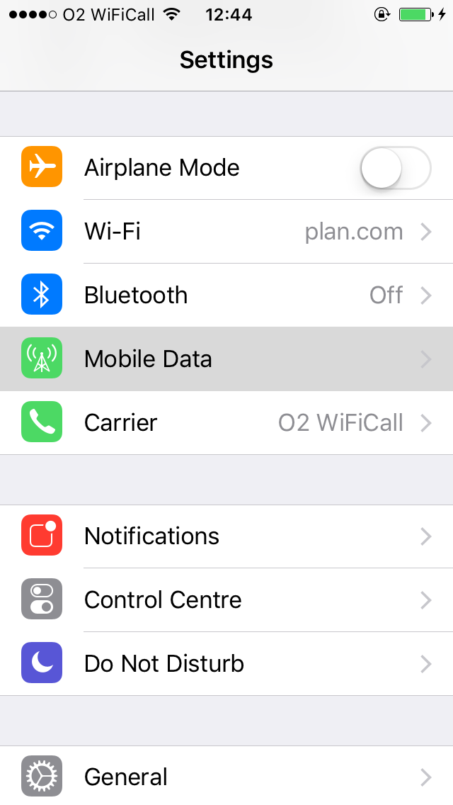 First step of calling using 4G