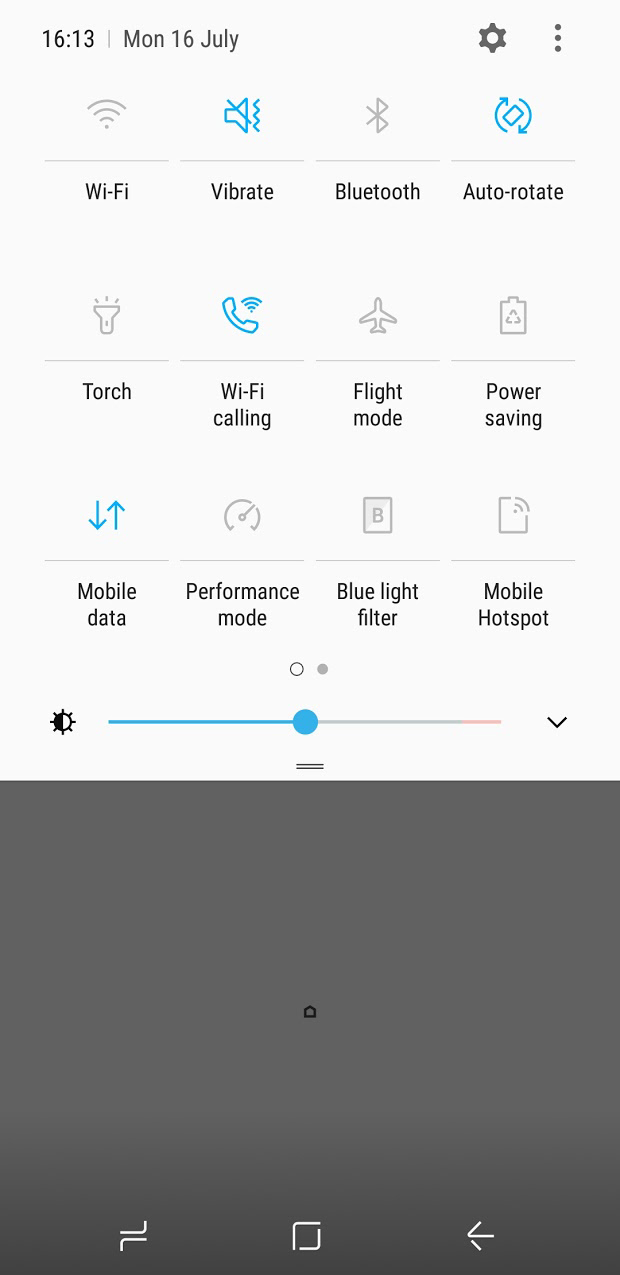 Fifth step of calling using Wi-FI